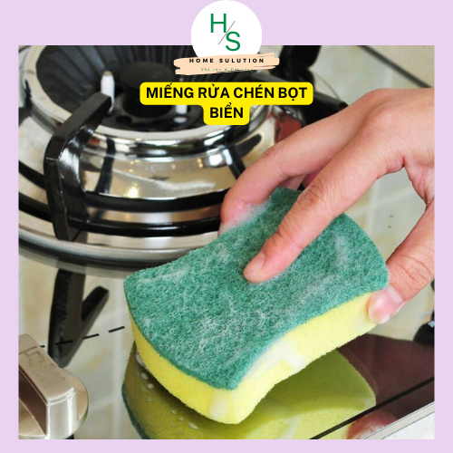 COMBO 5 MIẾNG RỬA CHÉN BỌT BIỂN SIÊU TẠO BỌT