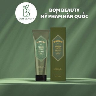 Tẩy da chết body Plu Green Propolis bubble sugar body scrub 200ml - Her green tea