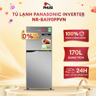 - - tủ lạnh panasonic inverter 170 lít nr-ba190ppvn