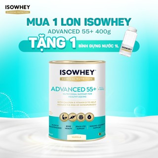 Sữa ISO WHEY Hỗ trợ Xương Khớp, Tăng cường trí não,Dinh Dưỡng Cao Cấp Chuyên Biệt Cho Người Già Trên 55 Tuổi (400g)