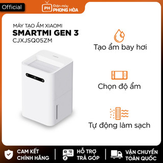 Máy tạo ẩm bay hơi Xiaomi Smartmi Gen 3 CJXJSQ05ZM/Mijia 3/Rainforest model 2024-Bảo hành 12 tháng
