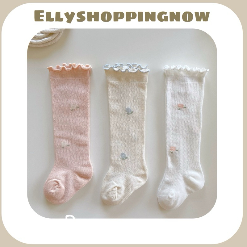 Tất Bé Gái 0-12 Tháng Tất Bé Sơ Sinh Tất Dài Cho Bé Gái