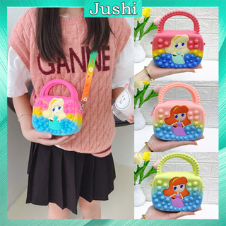 Túi xách cho bé gái đeo chéo vai mini 2025, túi popit silicon xinh cho trẻ em dễ thương