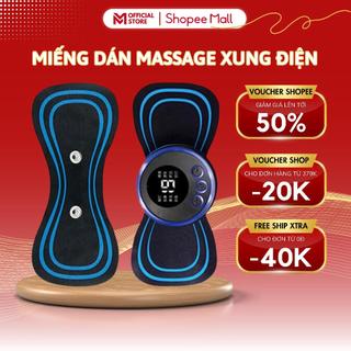 Miếng Dán Massage Xung Điện, Máy Massage Xung Điện Toàn Thân 19 Chế Độ, Chân, Cổ, Vai, Gáy Sạc USB Tiện Lợi