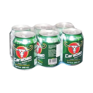 Lốc 6 lon trâu cụng thái carabao 250ml