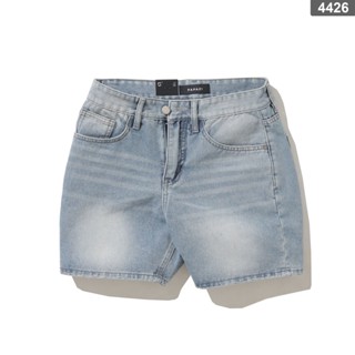 Quần short Mã_R4426, fom ống rộng, gam màu xanh sáng trơn ngắn trên gối, dễ phối đồ, phong cách cá tính - PAPAZI