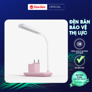 Đèn bàn, đèn học công tắc cảm ứng LED Rạng Đông RD-RL-45 có ống đựng bút dành cho học sinh ,..