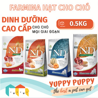 Farmina Bao hạt size 500gr dùng thử chó con và mọi giai đoạn Ancestral Pumpkin Prime Ocean Mini Maxy