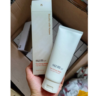 [HÀNG MỚI] Sữa rửa mặt kiêm mặt nạ sum trắng dưỡng trắng da 150ml - TIME ENERGY BRIGHT CLAY PACK 2 IN 1