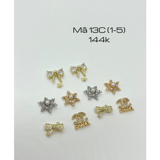 Set charm cao cấp 13c, 14c mix hình phụ kiện trang trí nail