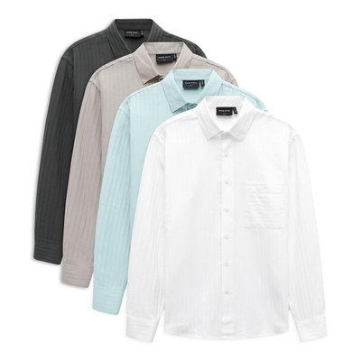 Áo Sơ Mi Nam Relaxed Understripes Linen, Chất Vải Cotton Thoải Mái, SM0105, SOME HOW STORE