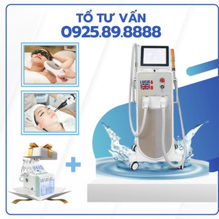 Máy laser xóa xăm - triệt lông lucio a8 2in1 mới nhất | hàng chính hãng