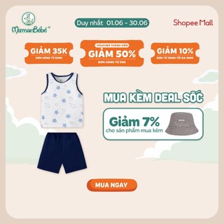 (MamanBébé chính hãng) Bộ sát nách La Pomme vui nhộn