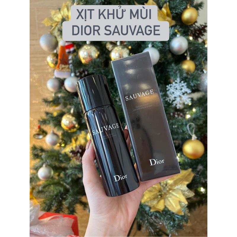 DIOR - Xịt Khử Mùi Dì Ỏ Sauvage  Deorant Vaporisateur Spray 150ml