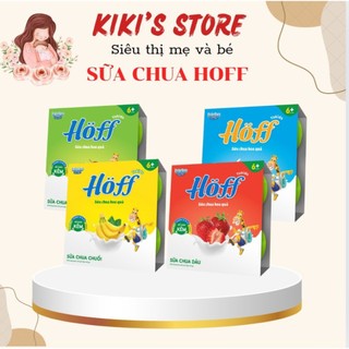 Sữa chua hoa quả Hoff cao cấp cho bé ăn dặm từ 6M+ vỉ 4 hộp (55g x 4)