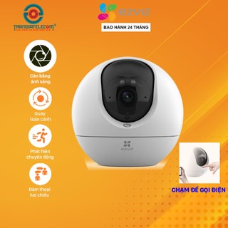 Camera Wifi EZVIZ C6C 4K 8MP Siêu Nét, Xoay 360 Độ, Đàm Thoại - TRANGIATELECOM