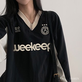 Sweater see you later đen phối nude weekeep (SP006574)