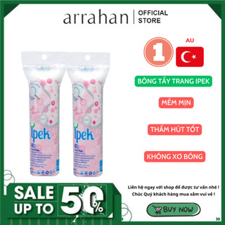 Bông Tẩy Trang Ipek Thổ Nhĩ Kỳ 80 Miếng