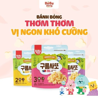 [LV] Bánh bỏng hữu cơ organic BeBedang Hàn Quốc cho bé ăn dặm từ 10M+