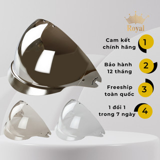 Kính thay gắn nón bảo hiểm Royal M139 kính âm