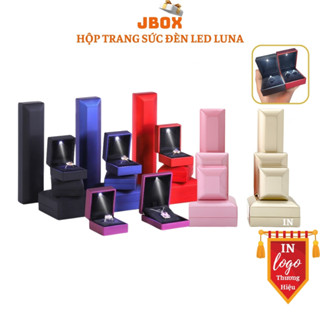 Hộp đựng trang sức có đèn Led JBOX nhận in  Logo hộp đựng nhẫn dây chuyên lăc tay hộp đựng nữ trang