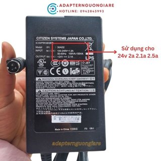 Dây nguồn 24v máy in bill nhiệt bixolon e302esk e302k loại tốt