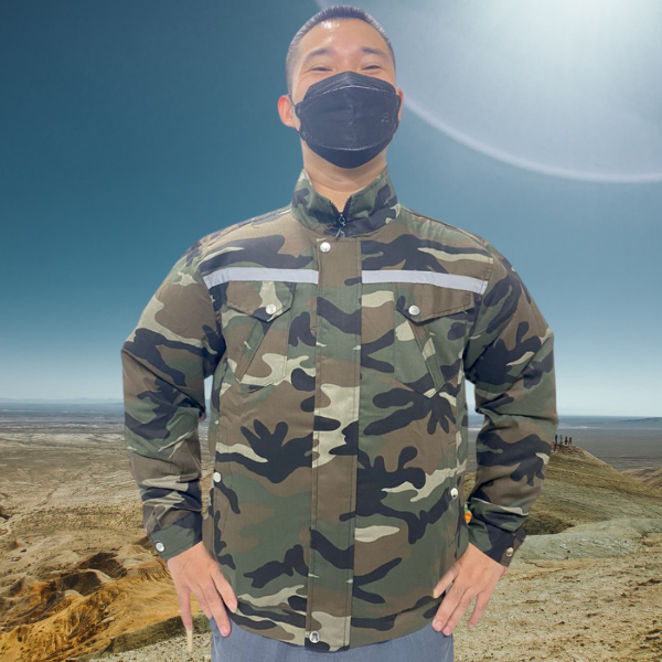 Áo điều hòa Nhật Bản - Áo chống nắng có gắn quạt làm mát pin 32000 quạt 12v dùng 10h-14h