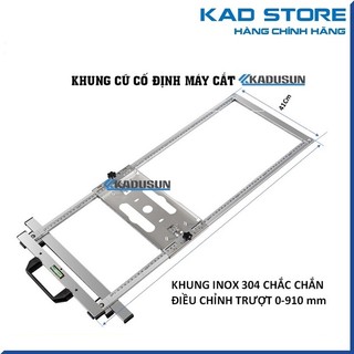Khung cố định máy cắt gỗ cắt gạch bàn máy phay 4, 7 inch chất liệu Inox Siêu bền