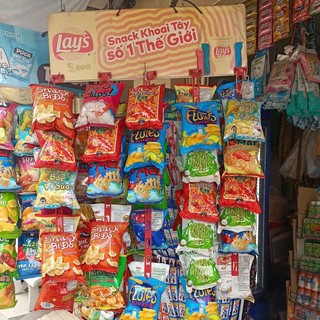 combo 10 bịch bánh oishi thập cẩm đủ loại đủ màu bịch 12g