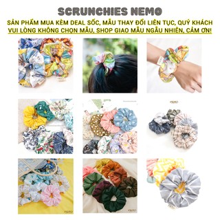 MỘT CÁI CỘT TÓC VẢI SCRUNCHIES XINH XẮN, GIAO MẪU NGẪU NHIÊN - CKTB
