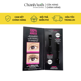Sample 2 mascara HUDA BEAUTY sephora dài, dày & cong mi Legit Lashes
