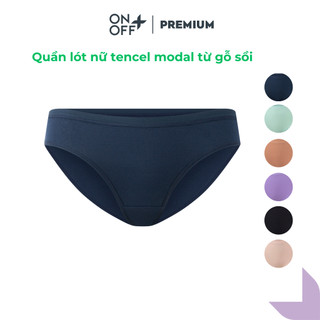 Quần lót nữ màu trơn Tencel modal dáng bikini mềm mại kháng khuẩn tự nhiên thoáng khí BST ONOFF Premium  - 16UJ24A060