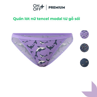 Quần lót nữ Modal gỗ sồi họa tiết ONOFF  kháng khuẩn tự nhiên  BST Tencel modal Premium 16UJ24A080