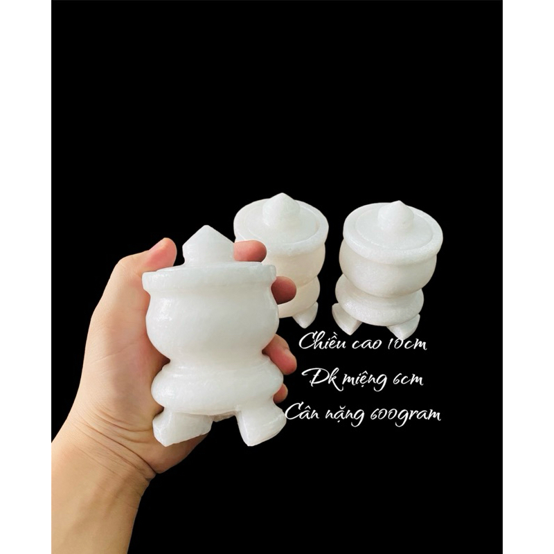 Ly nước , chung nước , hũ muối gạo đá trắng TN