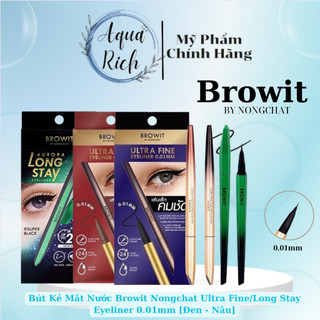  Bút Kẻ Mắt Nước Browit Nongchat Ultra Fine Eyeliner 0.01mm  Đen - Nâu  