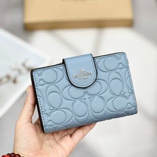 (MS380X) Ví coach medium khoá gài 5 màu cho nữ