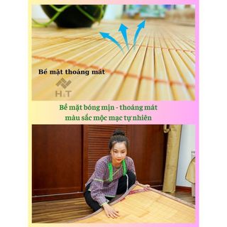 Chiếu trúc tăm 1,8 x 2m (100% Cật Trúc Tự Nhiên)