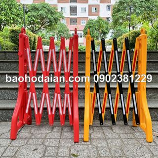 Hàng rào nhựa cảnh báo di động xếp gọn Barie cao 96cm x 2,5m