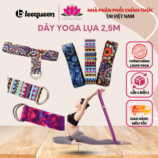 DÂY TẬP YOGA 2.5m hoa văn cao cấp mềm, cảm giác thoải mái khi tập luyện