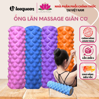 Ống Lăn Yoga Massage Foarm Roller, giãn cơ lưng, cơ thể tại nhà, Ống trụ lăn thể thao bằng xốp roam rollet cao cấp