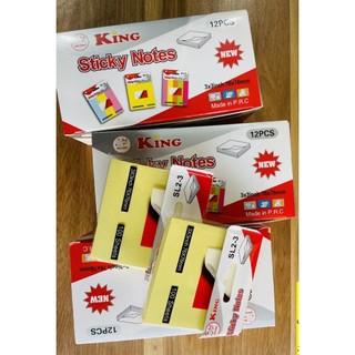 Set 3 Giấy note vàng UNC Đa dạng kích thước.