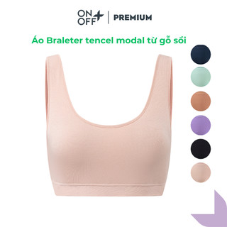 Áo lót không gọng nâng khuân mềm mại màu trơn Tencel  Modal BST ONOFF Premium - 16UE24A068