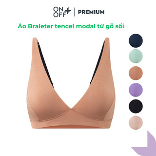 Áo ngực không gọng Modal màu trơn nâng khuân Kiểu braleter ONOFF BST Tencel modal premium  - 16UE24A081