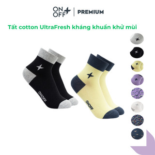 Tất nữ cổ ngắn cotton ONOFF Active Daily kháng khuẩn khử mùi thoáng khí - 16AE24A079