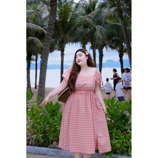 D21 Đầm maxi cổ u bigsize 60-110kg