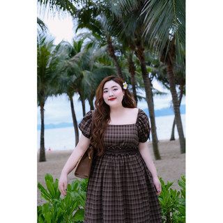 D21 Đầm maxi cổ u bigsize 60-110kg