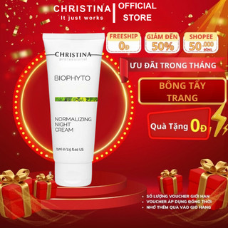 Kem dưỡng da ban đêm Bio Phyto Normalizing Night Cream CHRISTINA giúp cân bằng và tái tạo da 75ml