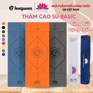 Thảm cao su tập yoga Louis phiên bản Basic  định tuyến - Chất liệu cao su chống thấm, chống trơn, chống trượt