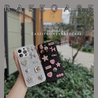 ỐP ĐIỆN THOẠI LƯNG NHŨ SẦN ĐÍNH CHARM 2 MÀU - BAEECASE STORE