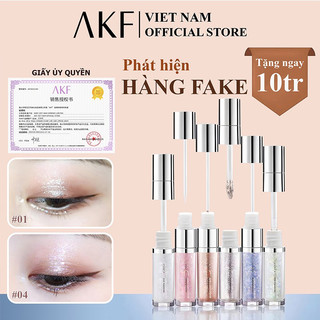 { AKF } Phấn mắt dạng lỏng chống nước nhanh khô- Phấn mắt kim tuyến dạng lỏng ánh nhũ ngoc trai -Phấn mắt nhũ bắt sáng